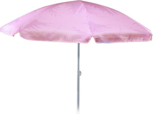 Strandparasol - 180 cm - Roze - Met knikarm